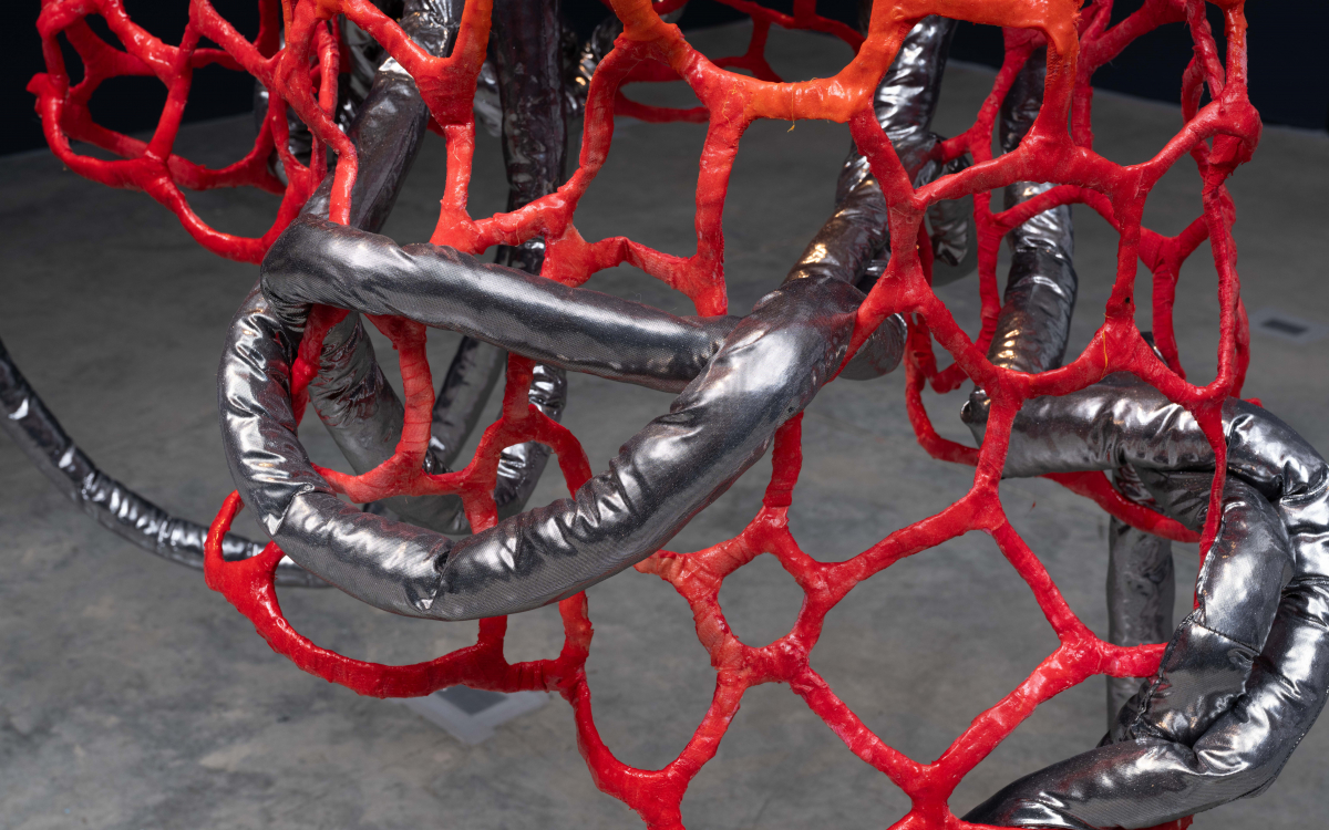 "Engaging the Margins” installation at UCI Beall Center for Art + Technology. Photos by Yubo Dong. 