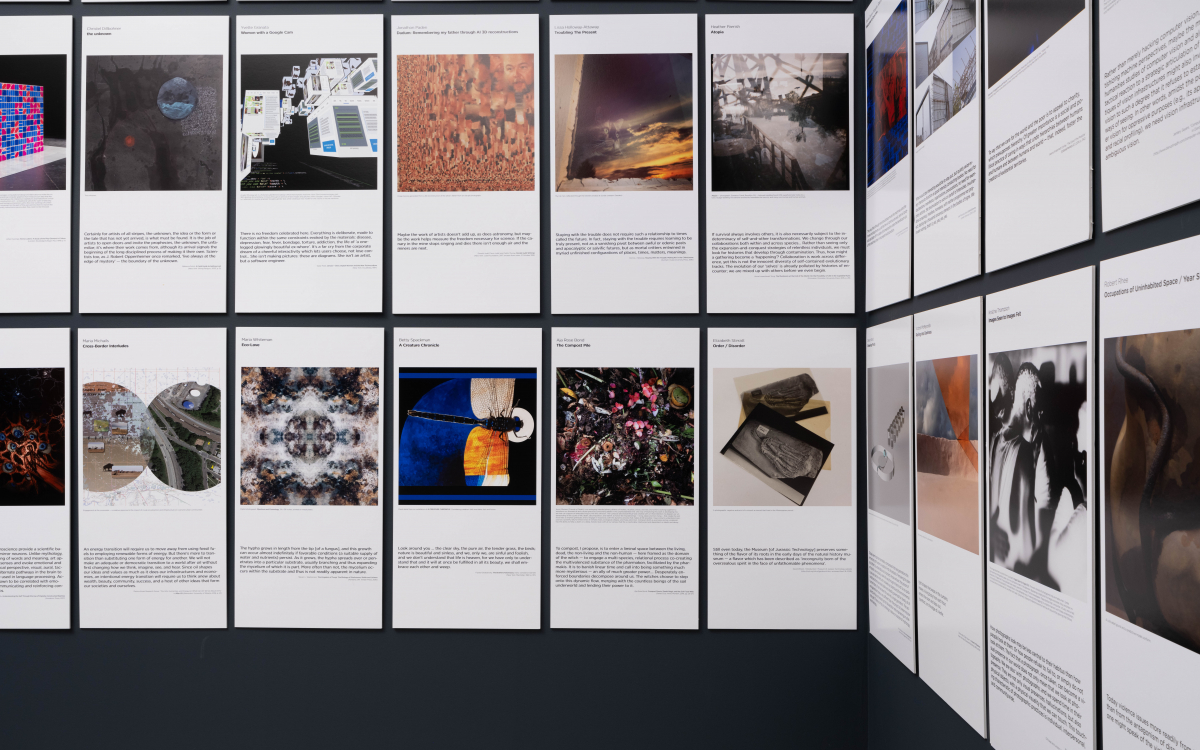 "Engaging the Margins” installation at UCI Beall Center for Art + Technology. Photos by Yubo Dong. 