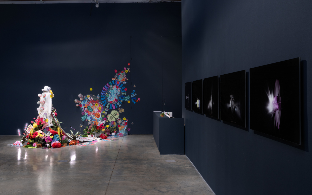 "Engaging the Margins” installation at UCI Beall Center for Art + Technology. Photos by Yubo Dong. 