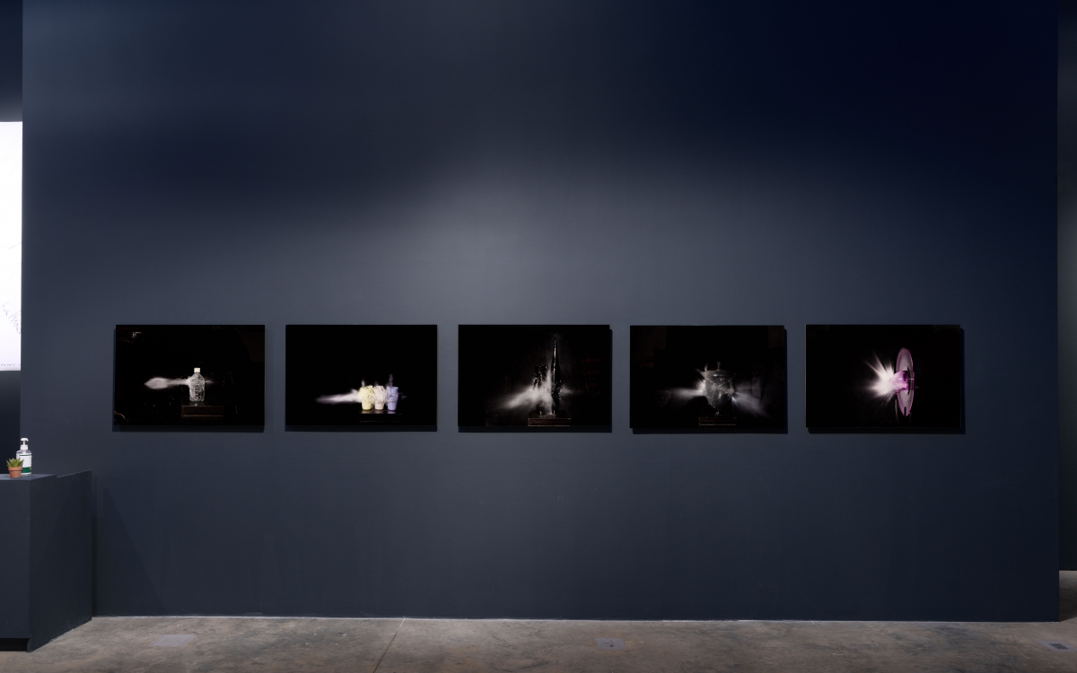 "Engaging the Margins” installation at UCI Beall Center for Art + Technology. Photos by Yubo Dong. 