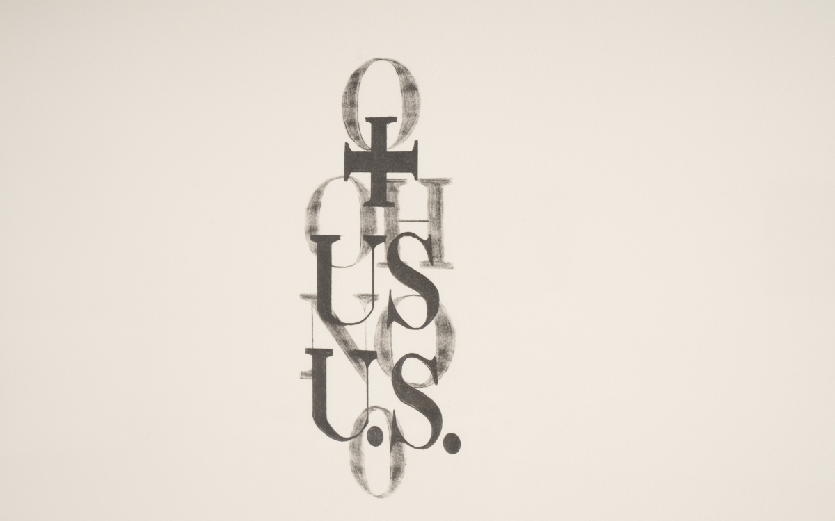 Kenneth Goldsmith, Selections from 73 Poems (Permanent Press: 1994). Graphite drawings, book, and CD, 30 ¼ x 22 ¼ inches. Courtesy of the artist. Photo by Yubo Dong. Kenneth Goldsmith, Selections from 73 Poems (Permanent Press: 1994).