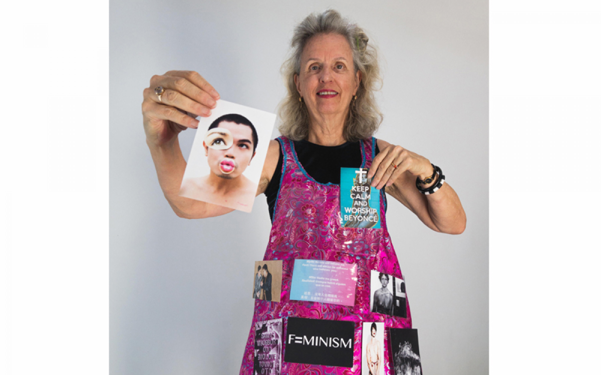 Freewaves: DIS…MISS, 2016-ongoing / Video, performance, and custom printed postcards / dimensions variable
