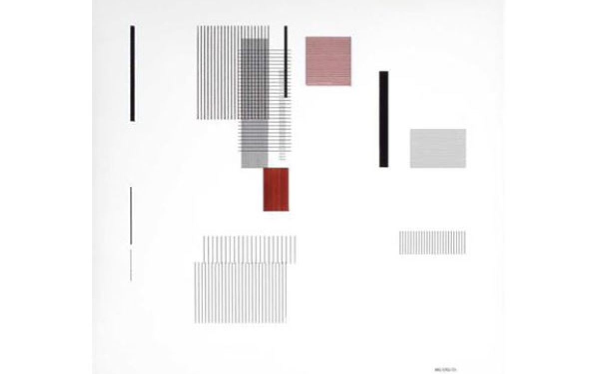 Frieder Nake / 22.10.65 Nr. 3, 1965 / plotter drawing on paper / 19 x 19 inches / Collection of the Carl & Marilynn Thoma Art Foundation (IL / NM) Frieder Nake / 22.10.65 Nr. 3, 1965 / plotter drawing on paper / 19 x 19 inches / Collection of the Carl & Marilynn Thoma Art Foundation (IL / NM)