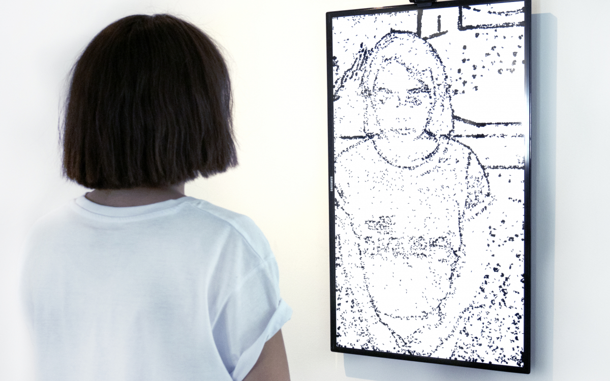 Portrait on the Fly, 2015 / installation view